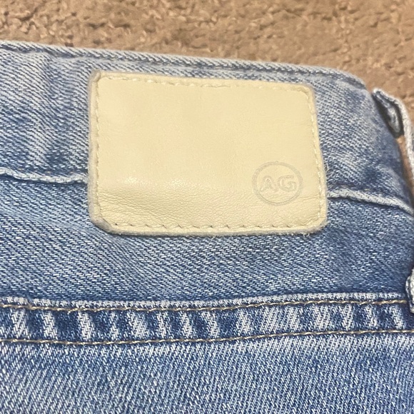 AG Adriano Goldschmied  Slouchy Slim 32R Relaxed Denim Jeans - Light Blue - Picture 6 of 15